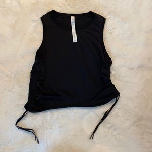 Lululemon Cinch it Up Tank, Black, Size 8